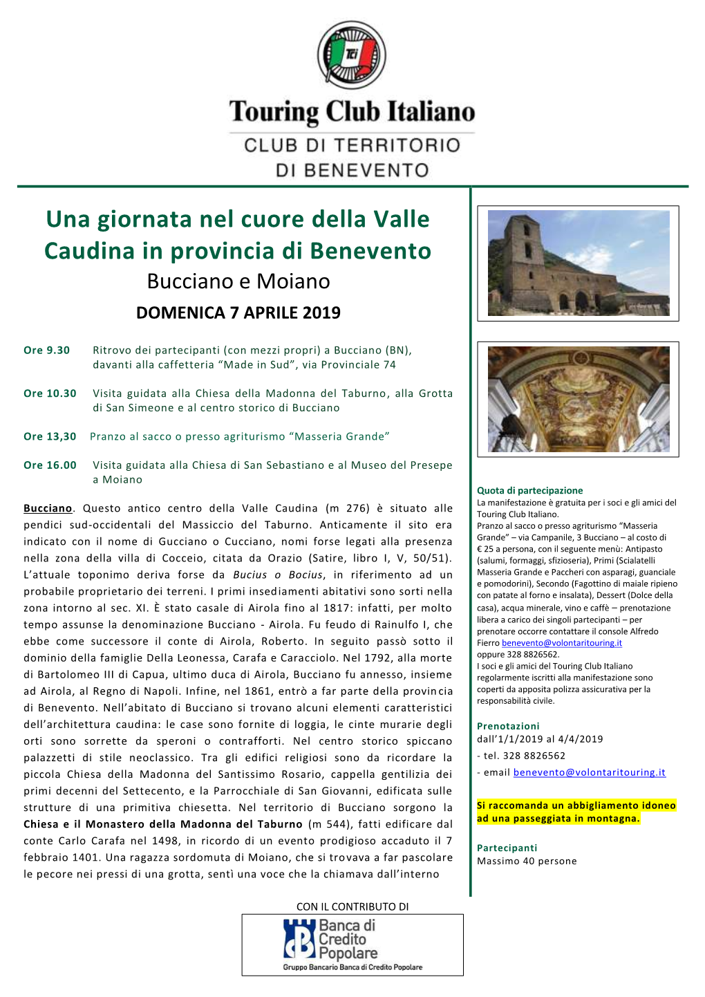 Una Giornata Nel Cuore Della Valle Caudina in Provincia Di Benevento