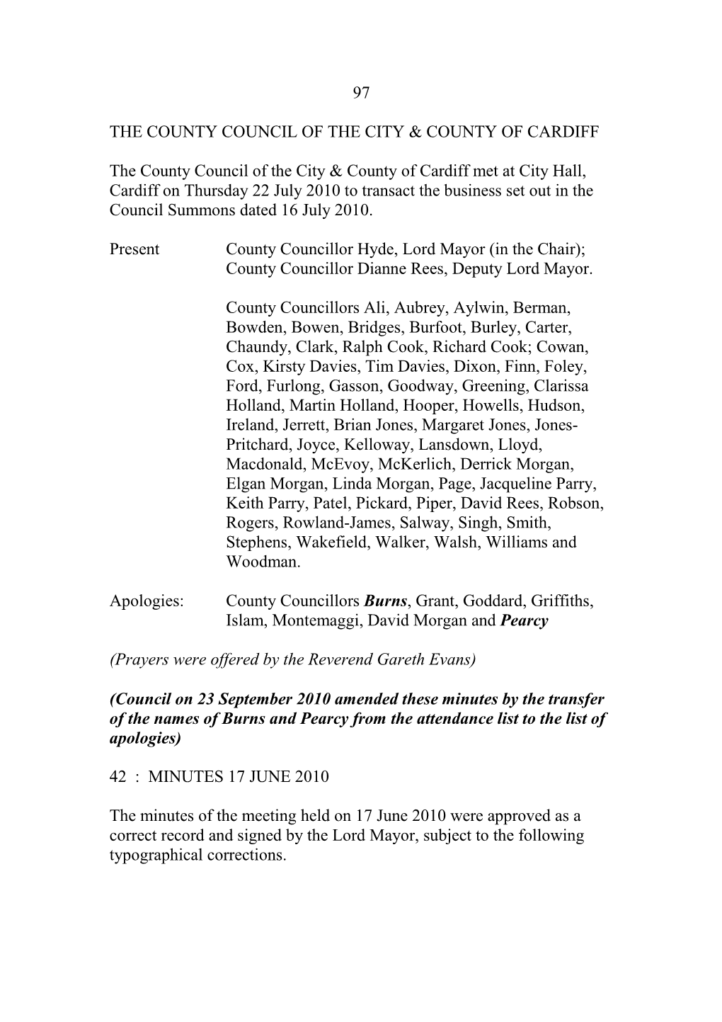 Council Minutes 22/07/10 (307K)