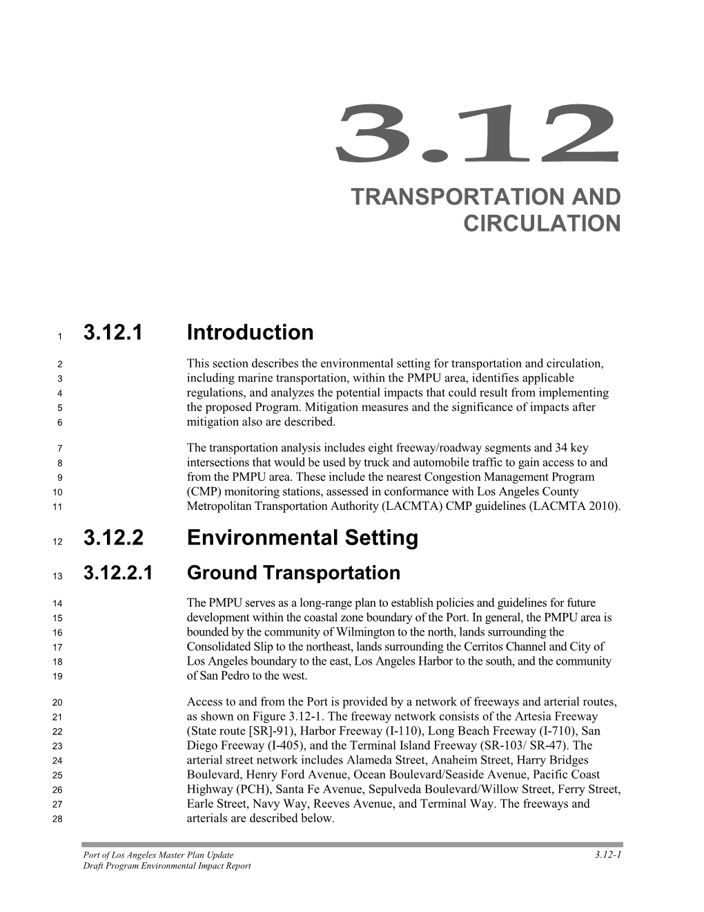 Transportation and Circulation