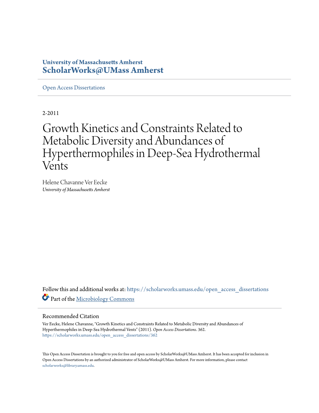 Growth Kinetics and Constraints Related to Metabolic Diversity And