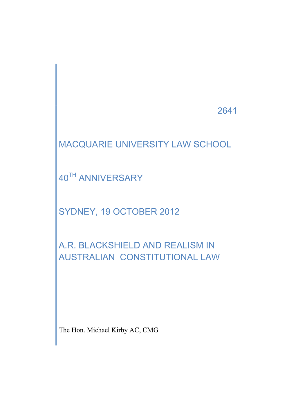 2641 Macquarie University Law School 40