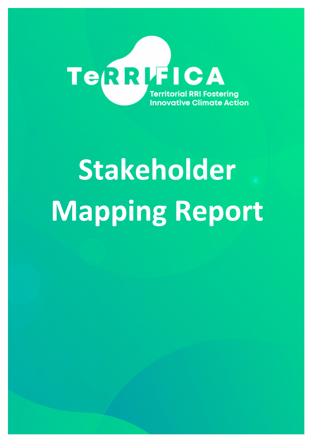 Terrifica Stakeholder Mapping Report