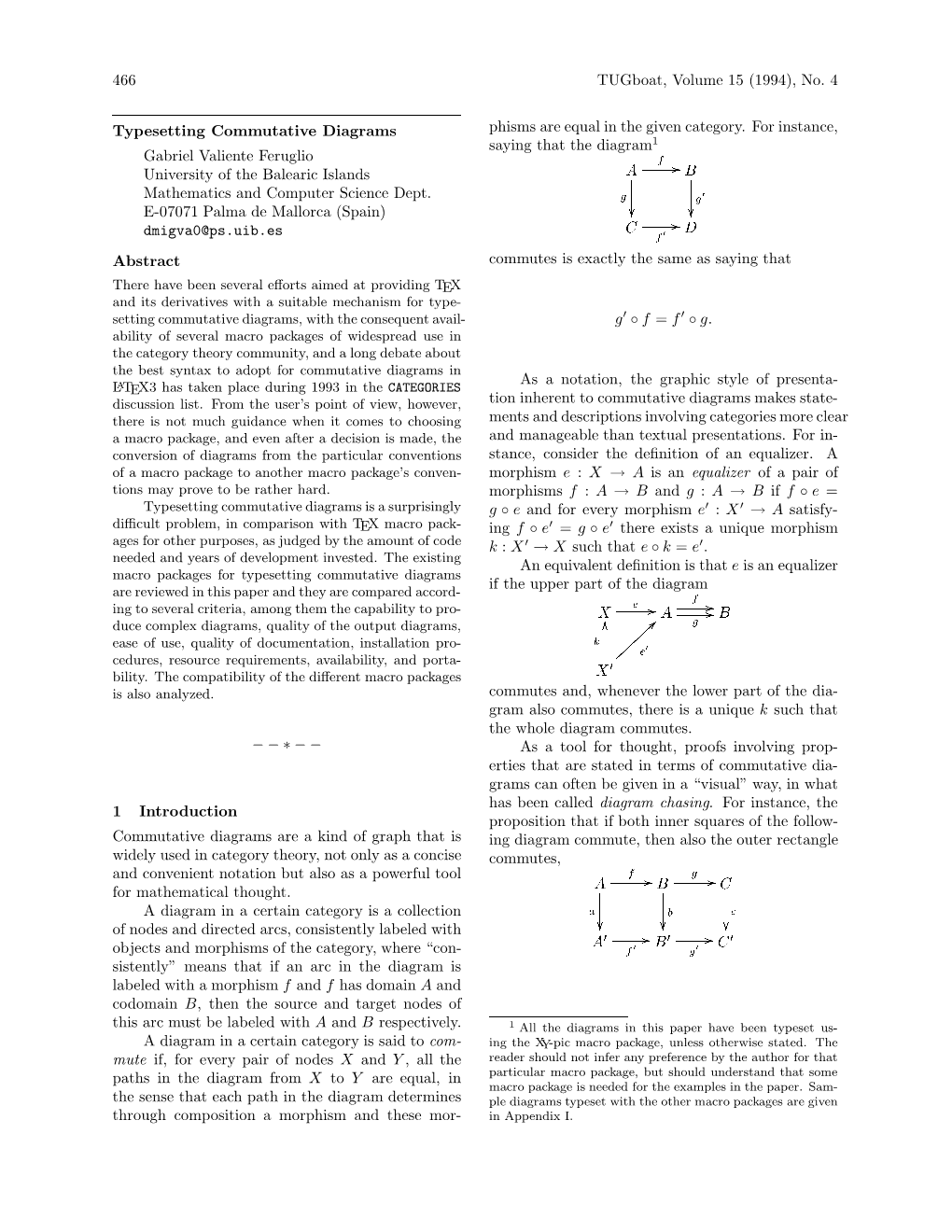 Typesetting Commutative Diagrams Phisms Are Equal in the Given Category