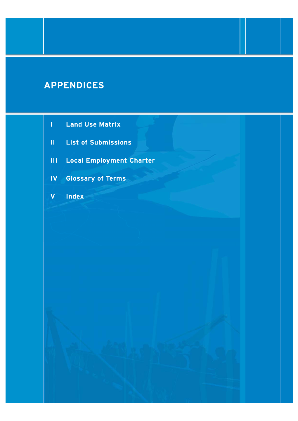 Appendices Appendix I Land Use Matrix