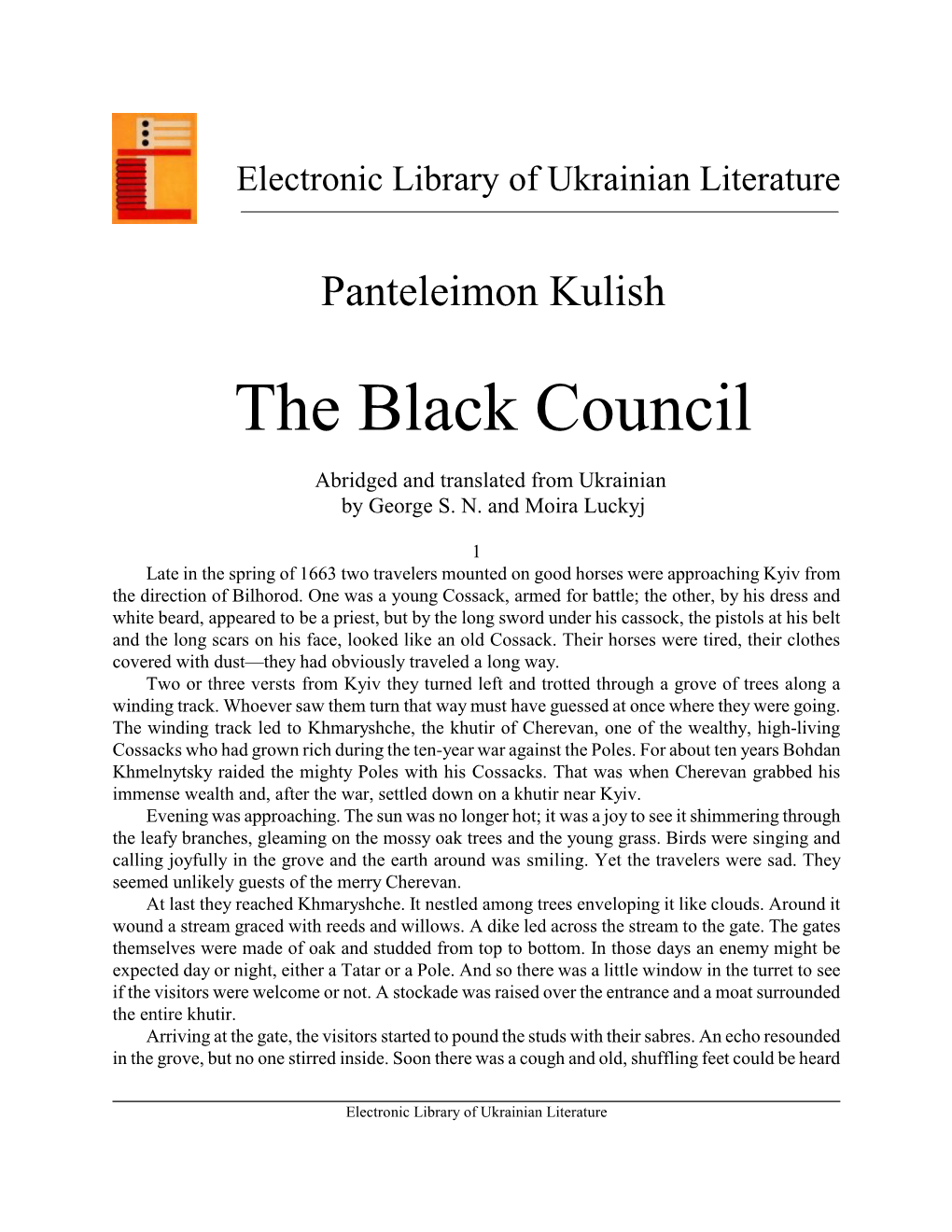 The Black Council