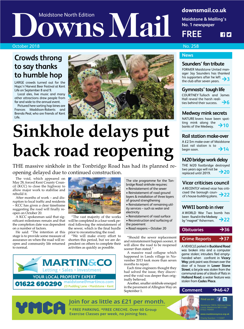 Sinkhole Delays Put Back Road Reopening