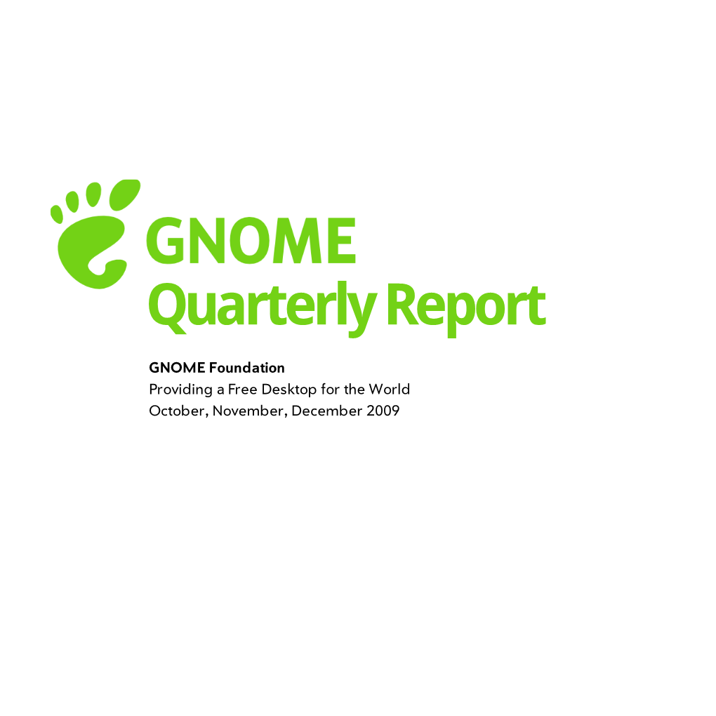 Quarterly Report