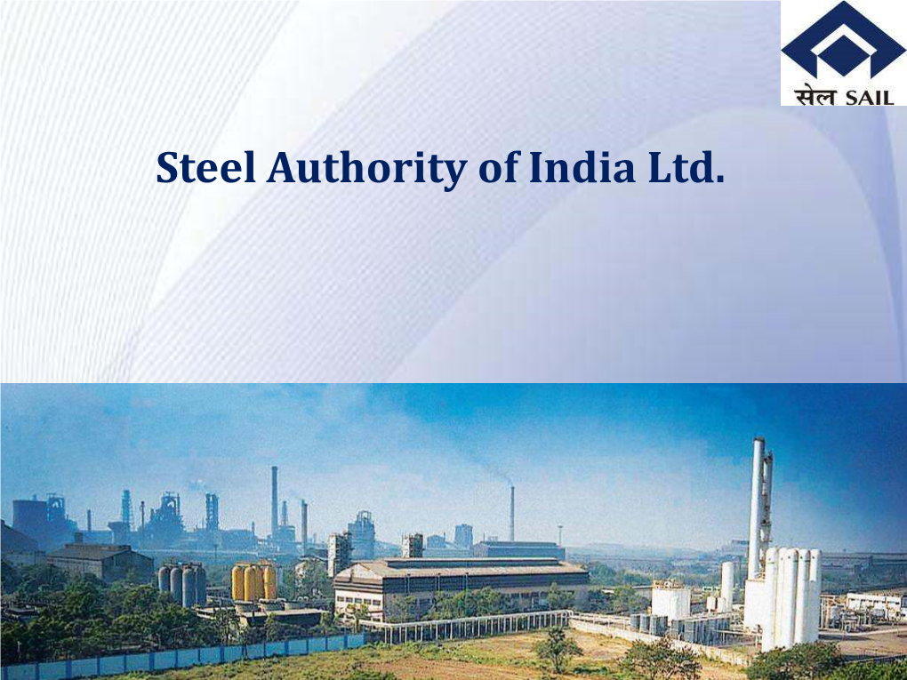 Steel Authority of India Ltd