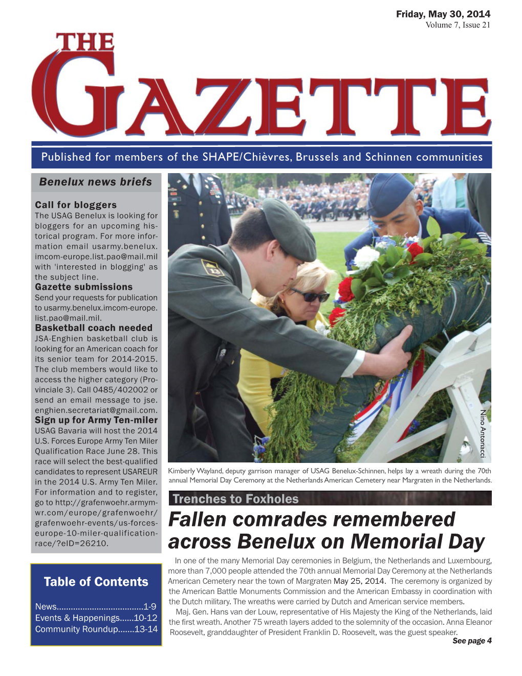 Fallen Comrades Remembered Across Benelux on Memorial