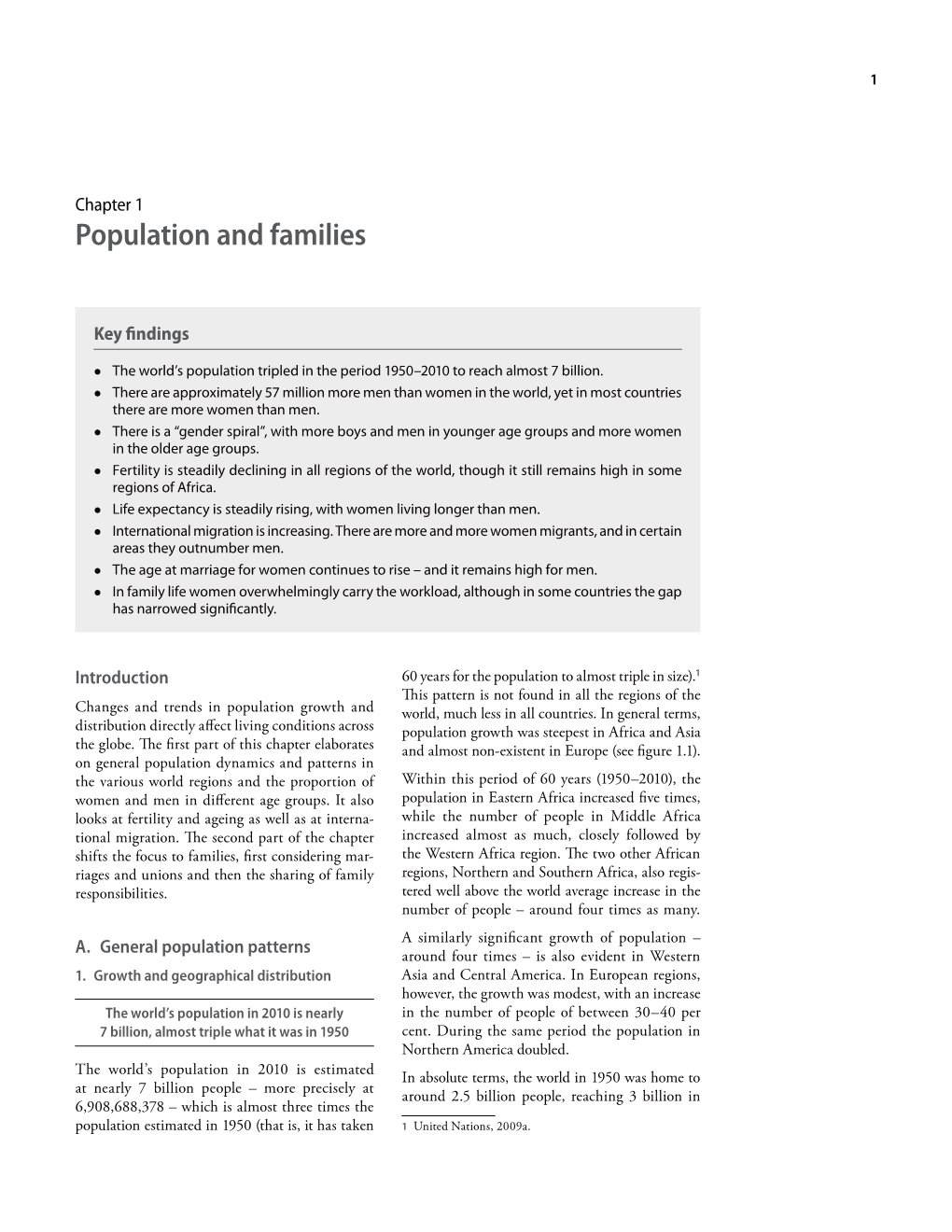 Population and Families