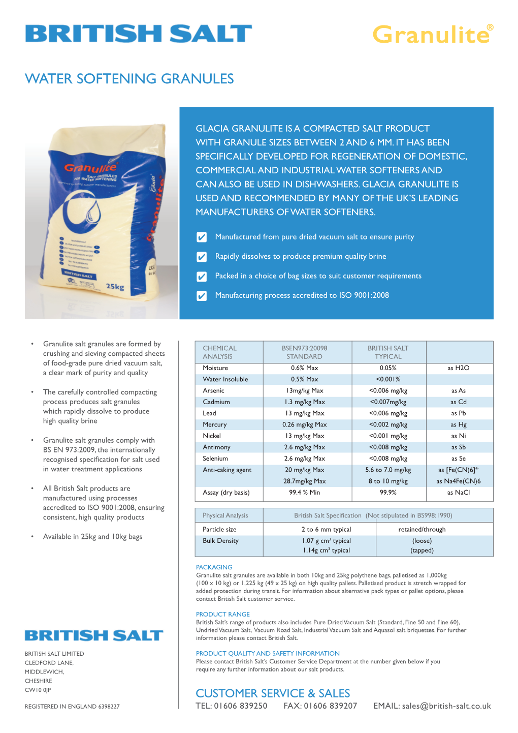 Water Softening Granules