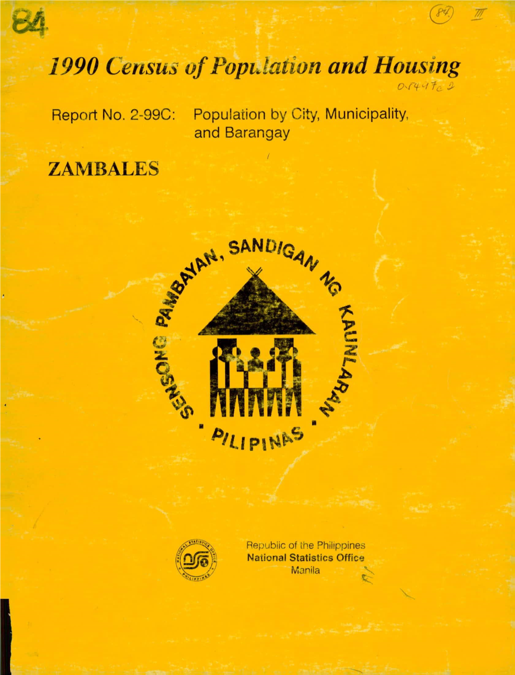 Zambales), Population by City, Municipality and Barangay