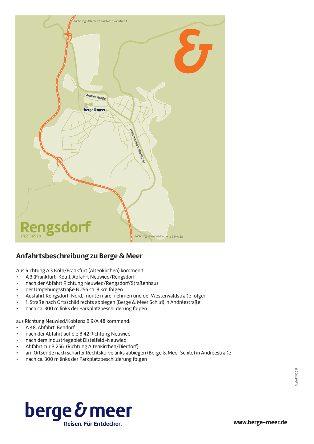 Rengsdorf PLZ 56578 Richtung Neuwied/Koblenz B 9/A 48