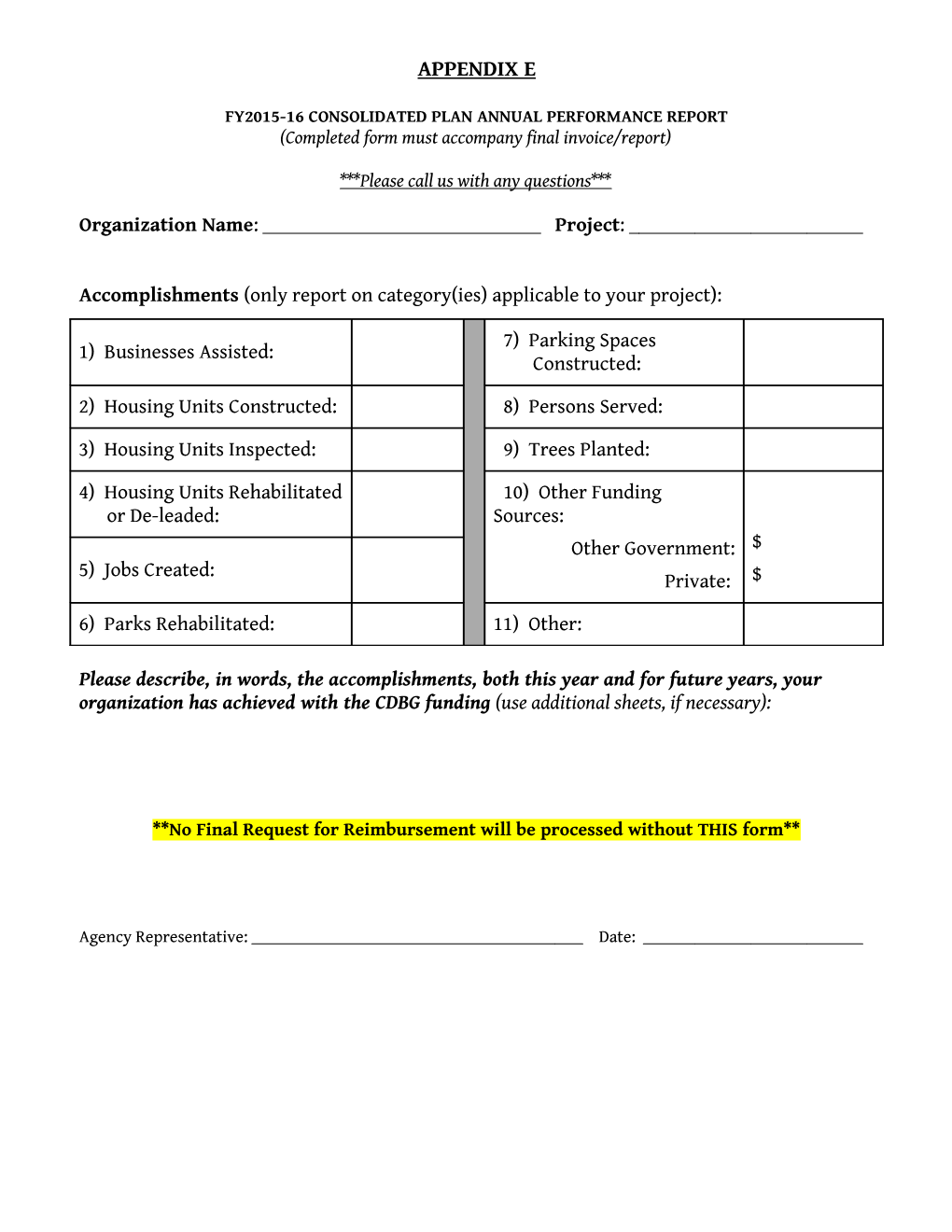 Fy2015-16 Consolidated Plan Annual Performance Report