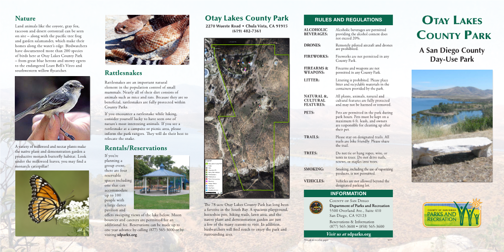 Otay Lakes County PARK