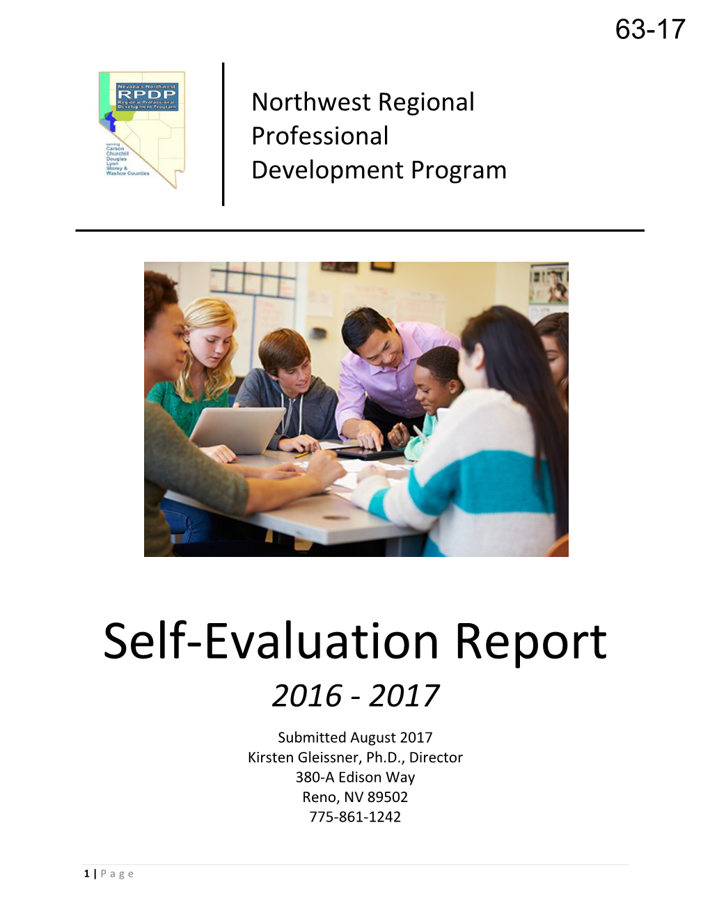 63-17 Self-Evaluation Report, 2016-2017