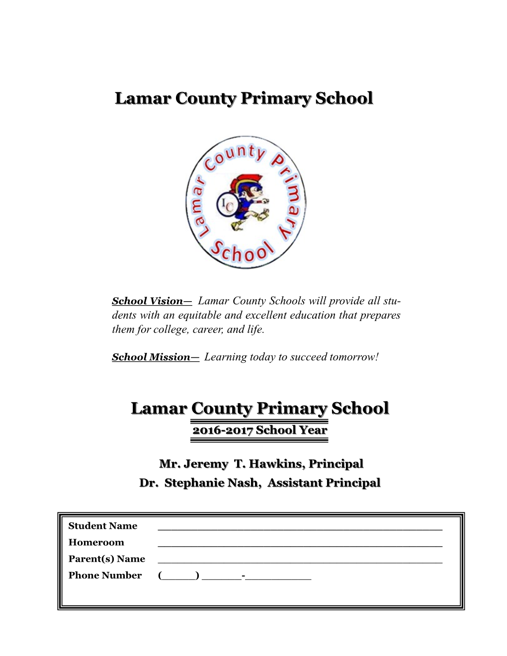 Lamar County Primary School Lamar County Primary School
