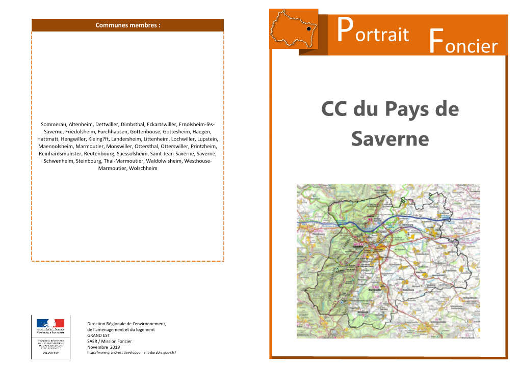 0 CC Du Pays De Saverne 0 Foncier Portrait