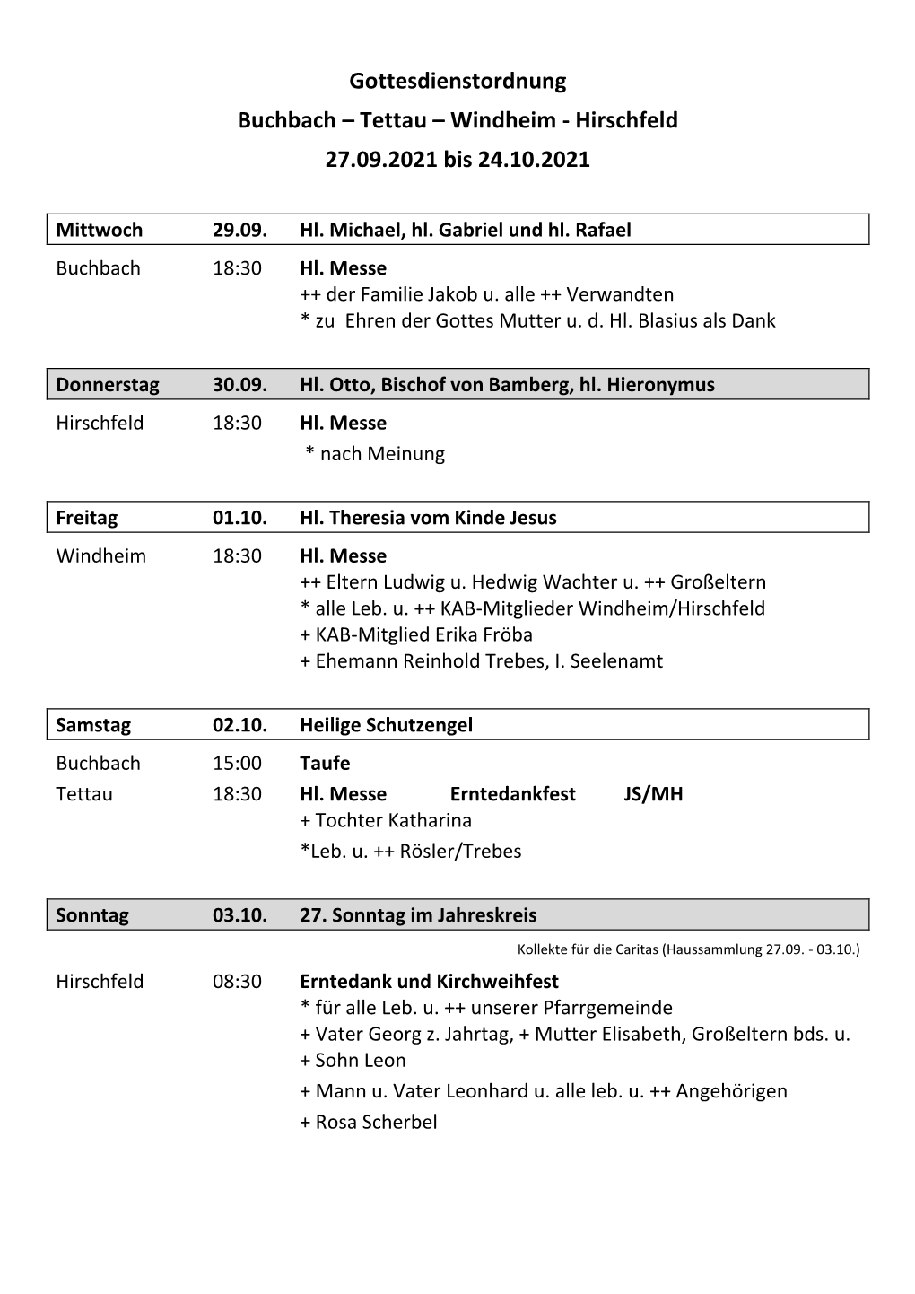 Neues Von Unseren Pfarreien Firmung Am 25. September 2021 Auch In