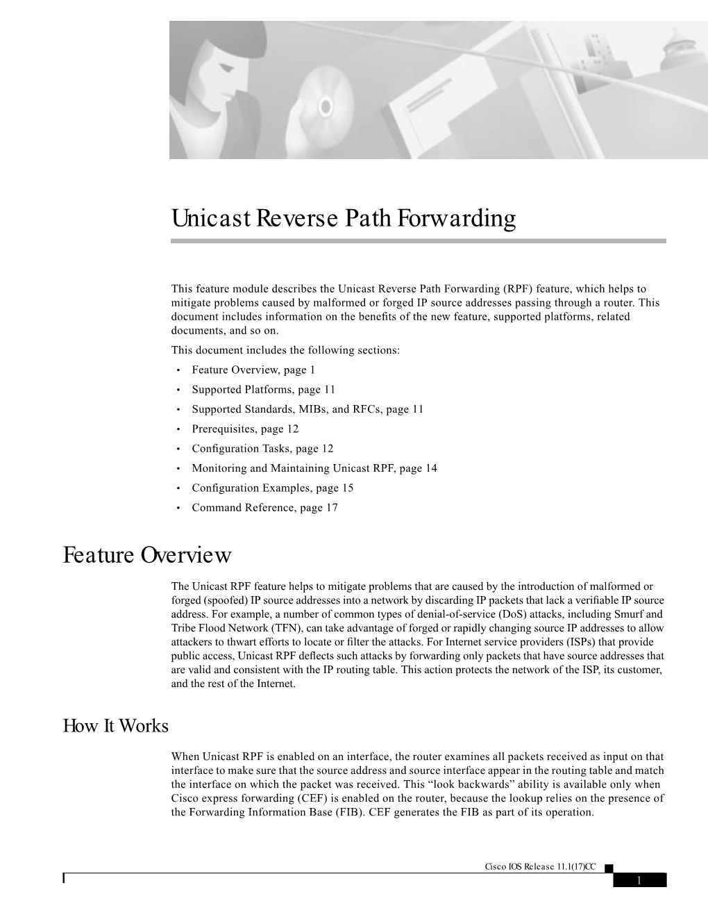 Unicast Reverse Path Forwarding