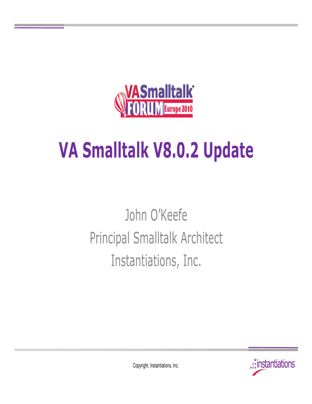 VA Smalltalk V8.0.2 Update