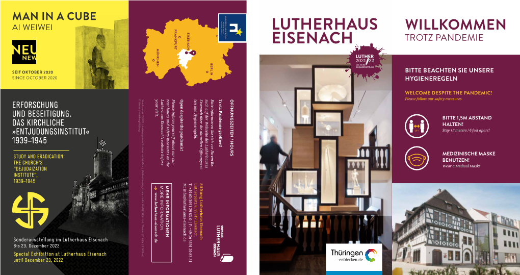 Info-Flyer „Lutherhaus Eisenach“