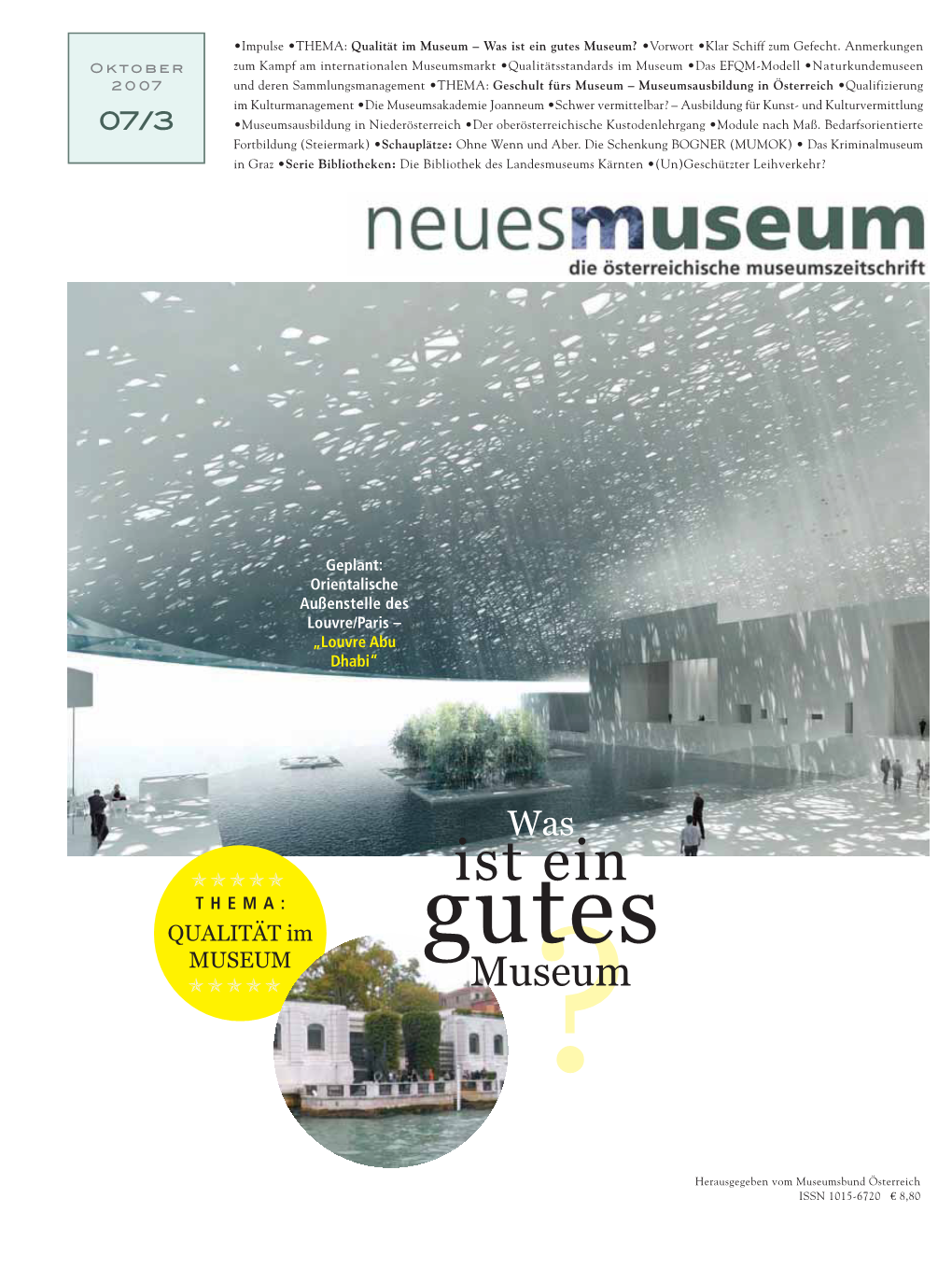 Pdf), Für Qualitätsstandards in Museen Als Eintreten