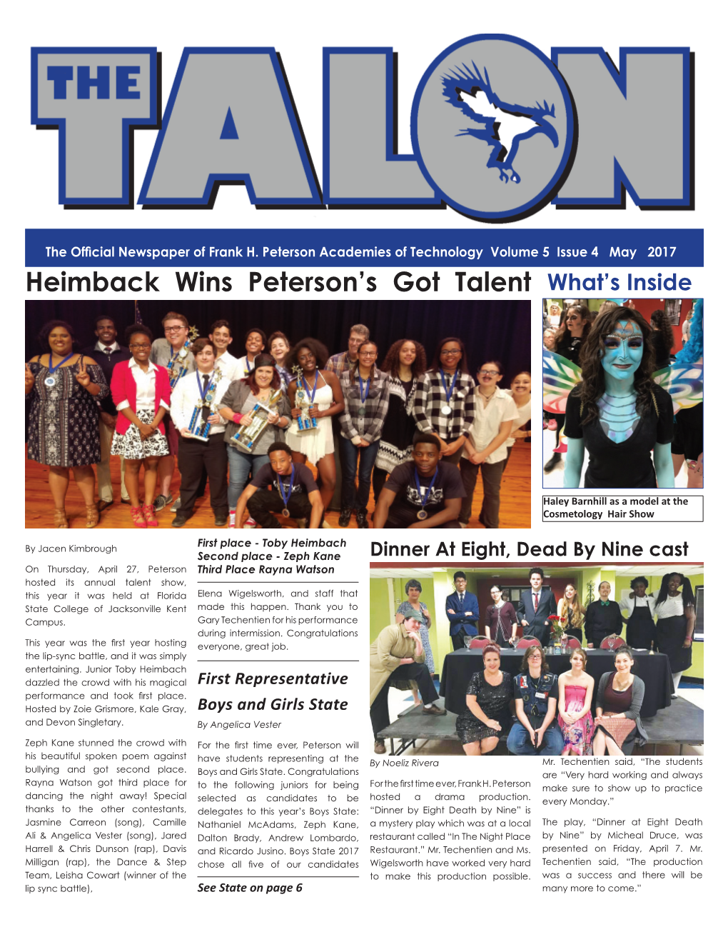 Heimback Wins Peterson's Got Talent