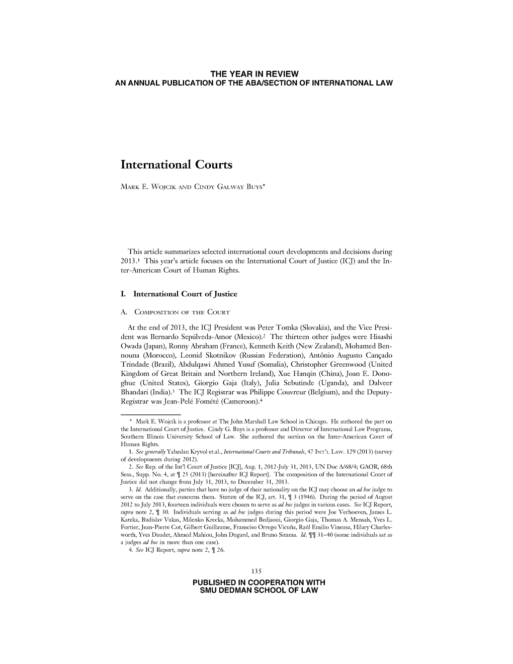 International Courts