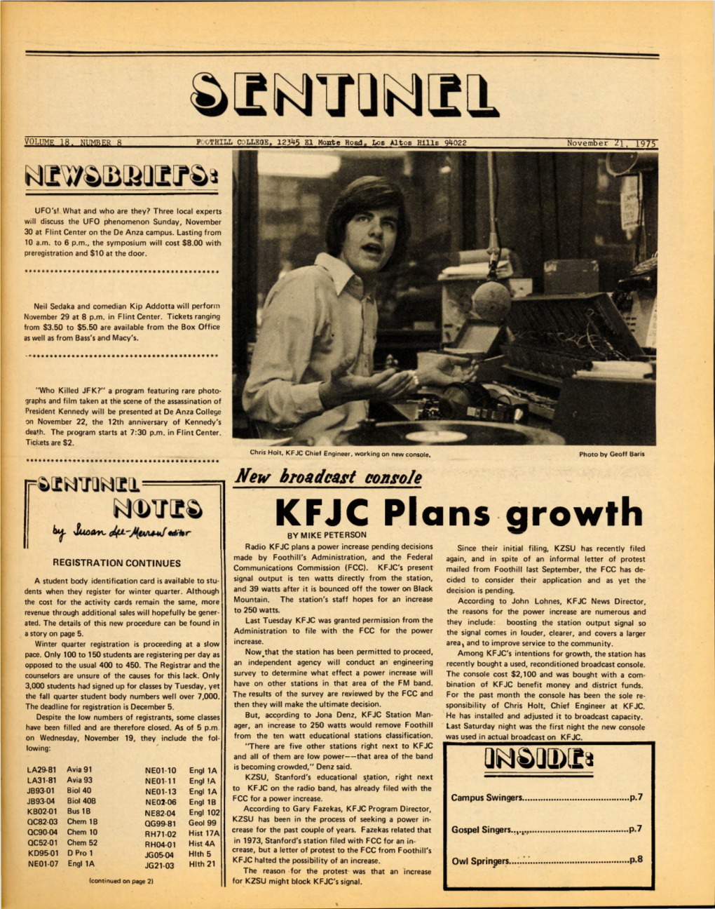 KFJC Plans Growth ^ Juo&N, by MIKE PETERSON