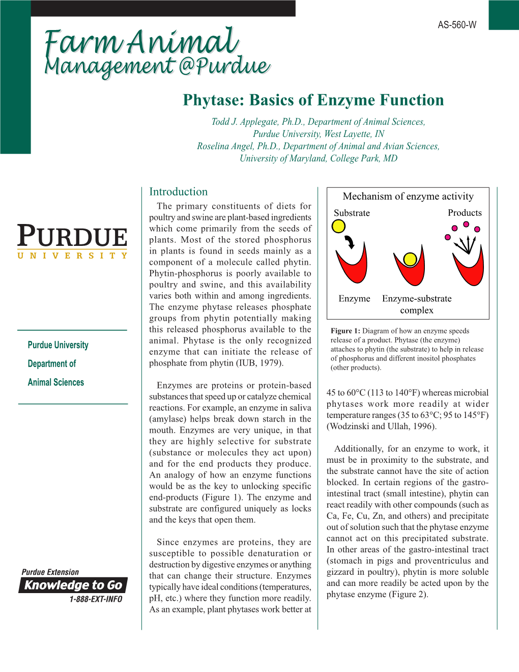 AS-560-W Phytase: Basics of Enzyme Function