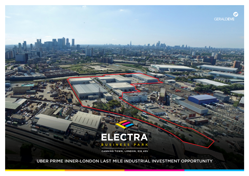 Uber Prime Inner-London Last Mile Industrial Investment Opportunity Investment Summary