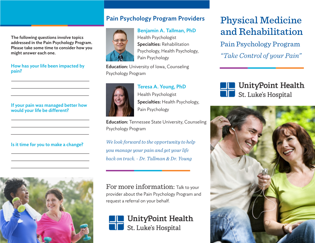 Physical Medicine and Rehabilitation