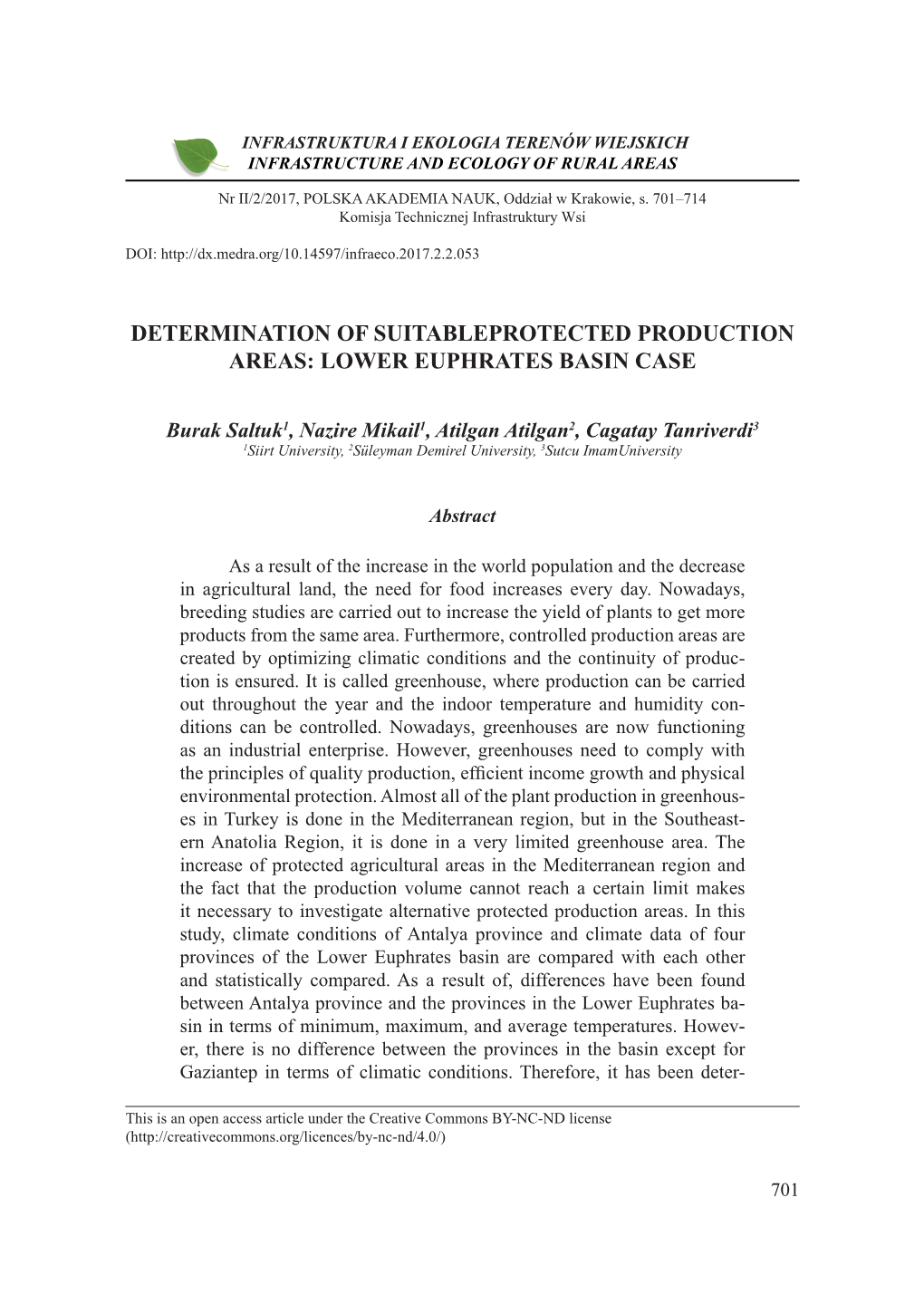 Lower Euphrates Basin Case