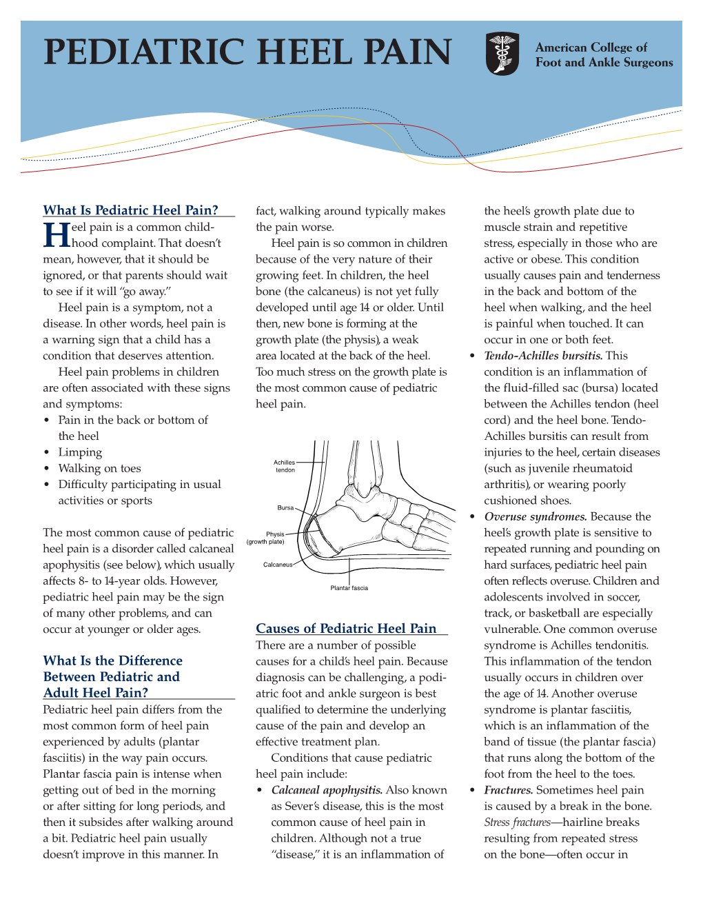 Pediatric Heel Pain