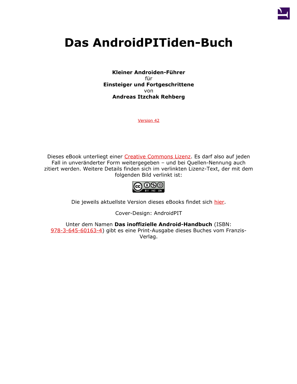 Das Androidpitiden-Buch