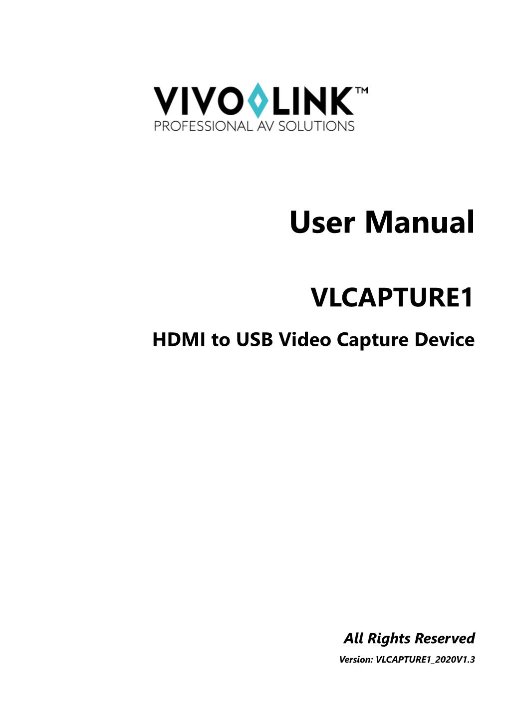 HDMI to USB Video Capture Device