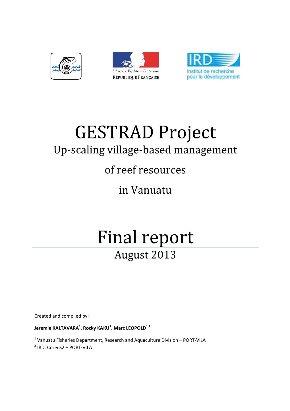 Gestrad Final Report August2013