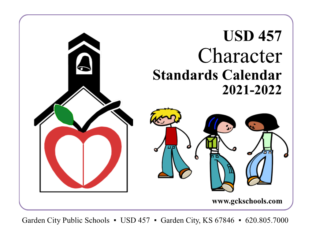 21-22 Character Standards Calendar