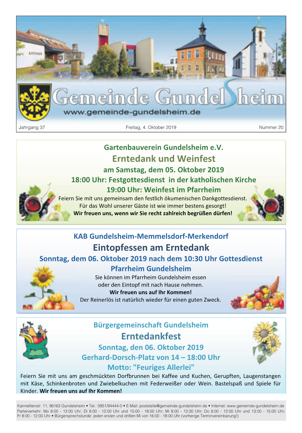 Erntedank Und Weinfest Eintopfessen Am Erntedank Erntedankfest