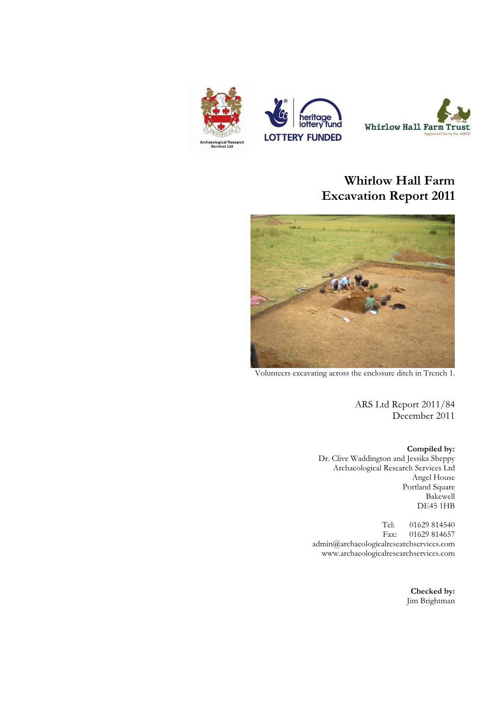 Whirlow Hall Farm Excavation Report 2011