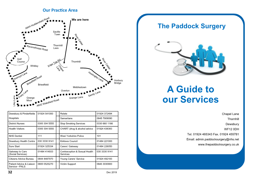 A Guide to Our Services