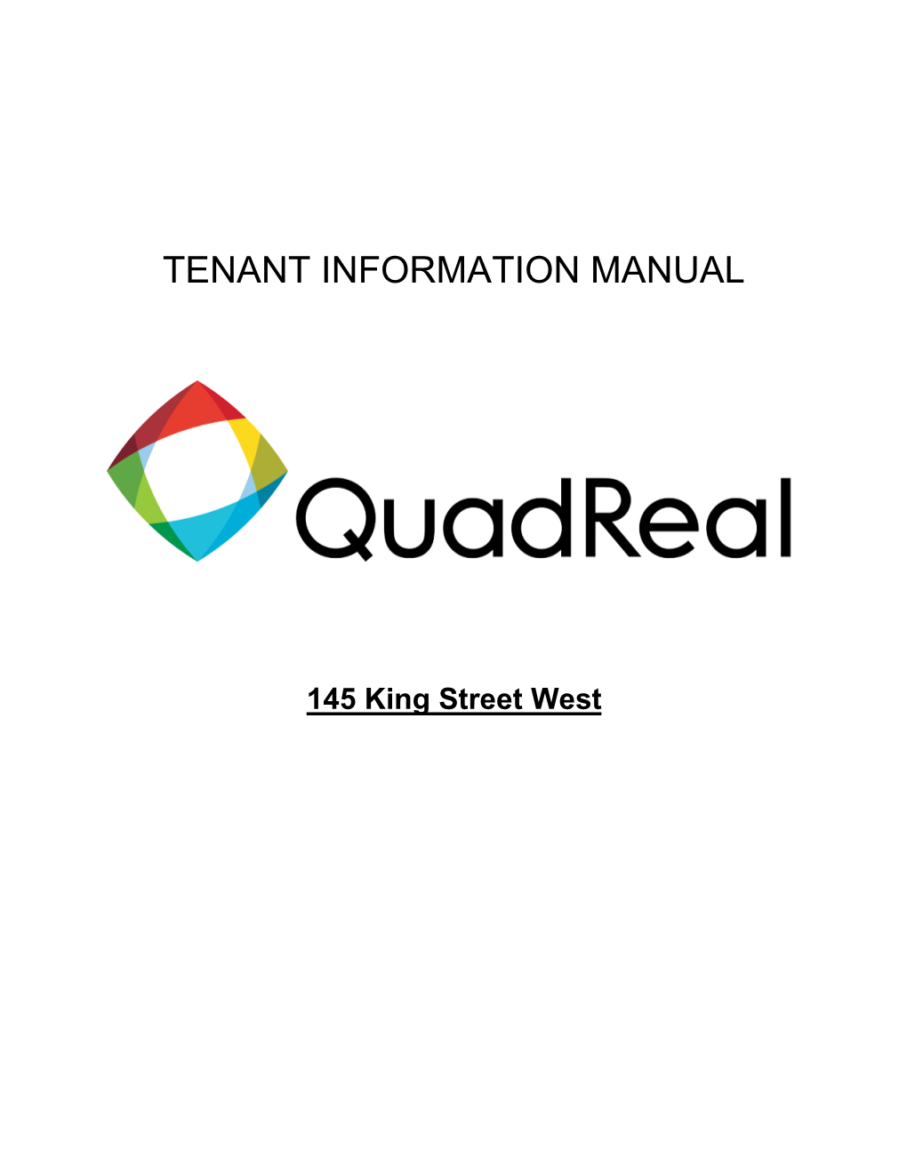 Tenant Information Manual