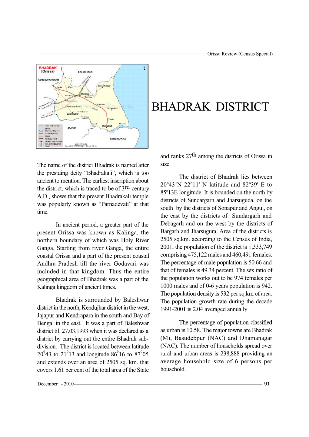 Bhadrak District