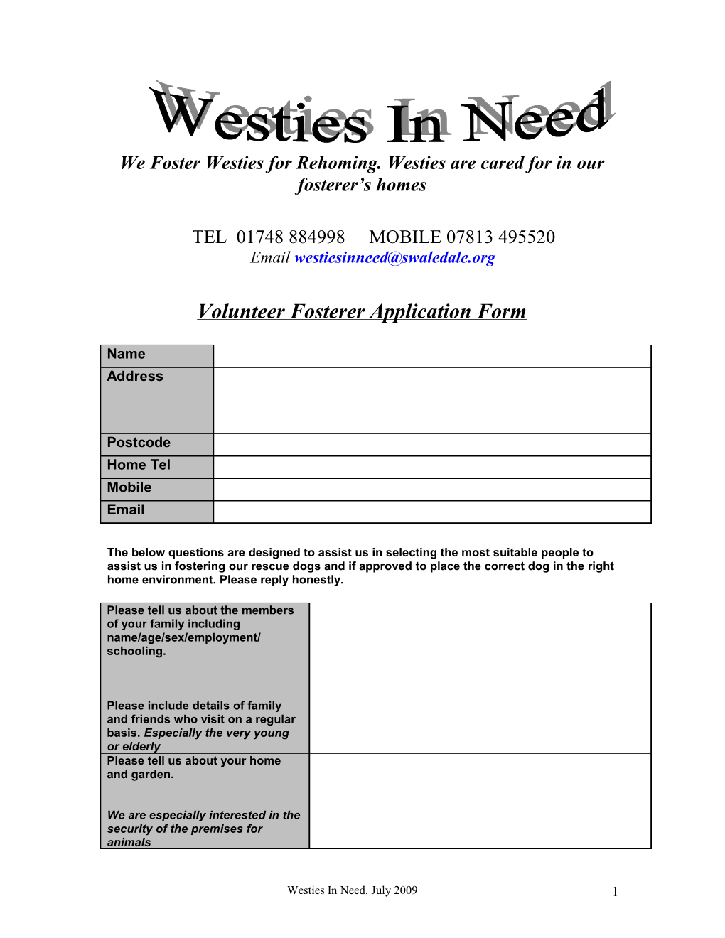 West House Westies