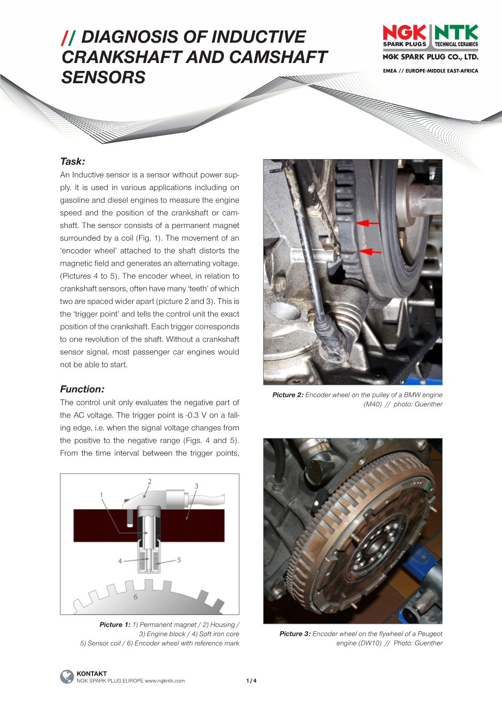 Inductive Crankshaft and Camshaft Sensors