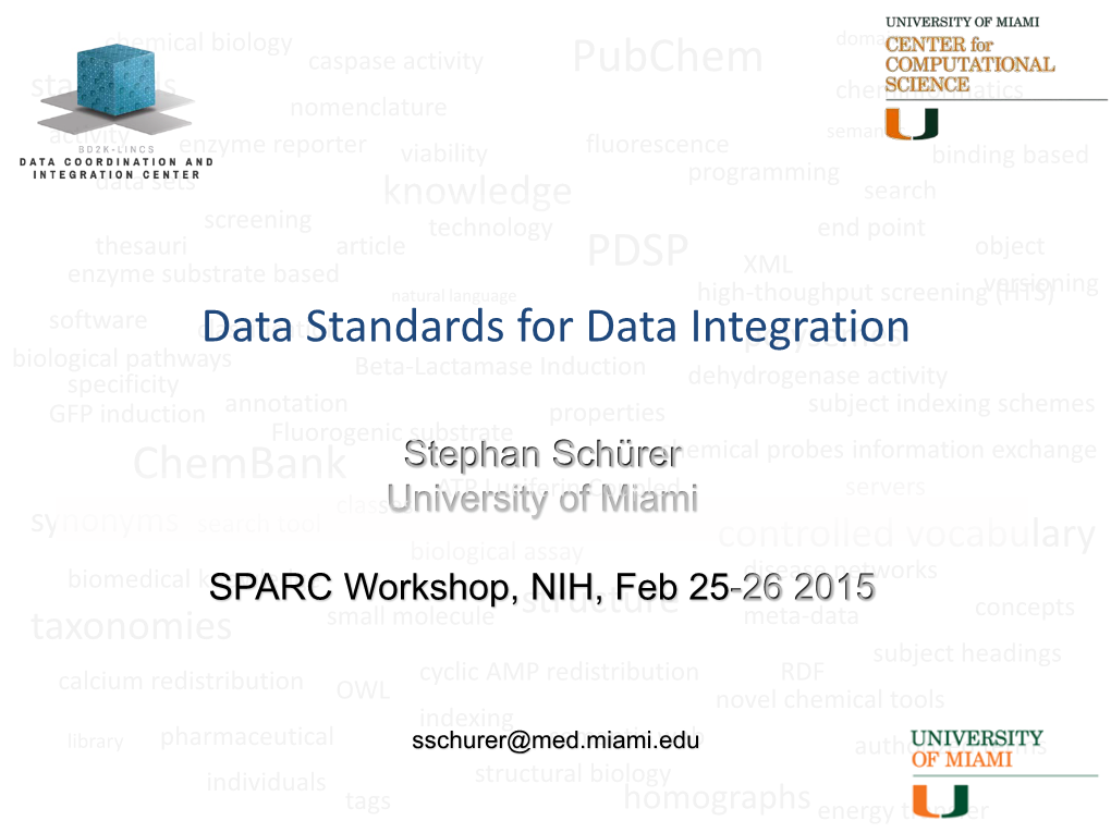 Data Standards for Data Integration