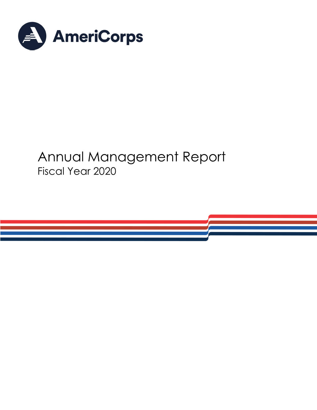 Fiscal Year 2020 Annual Management Report