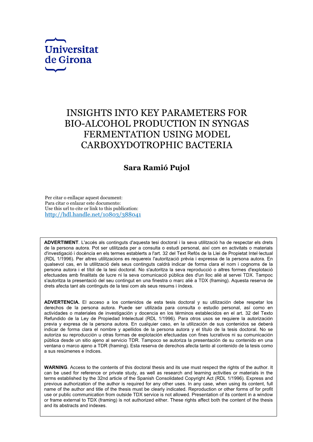 Insights Into Key Parameters for Bio-Alcohol Production in Syngas Fermentation Using Model Carboxydotrophic Bacteria