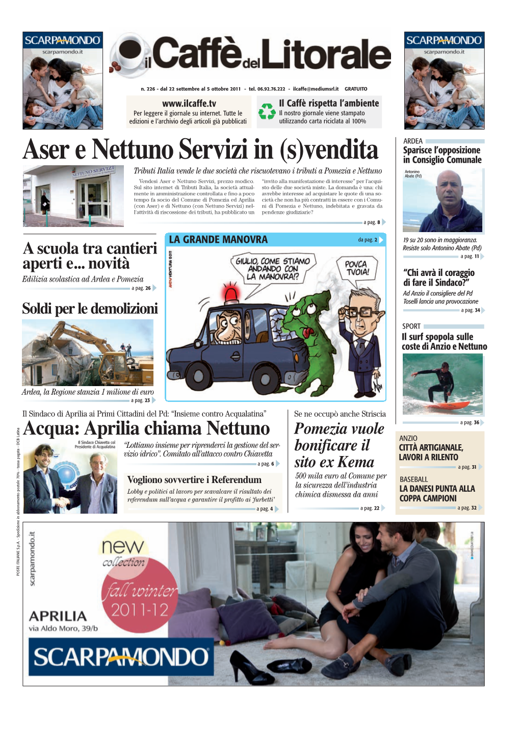 Aser E Nettuno Servizi in (S)Vendita